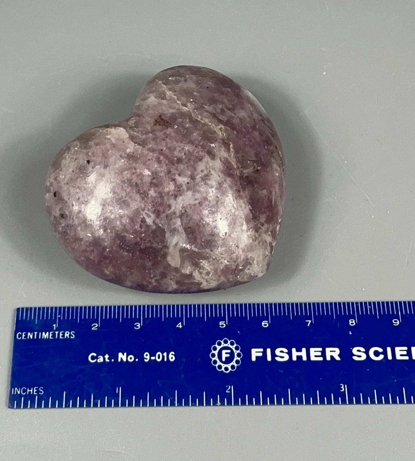 Lepidolite Polished Heart