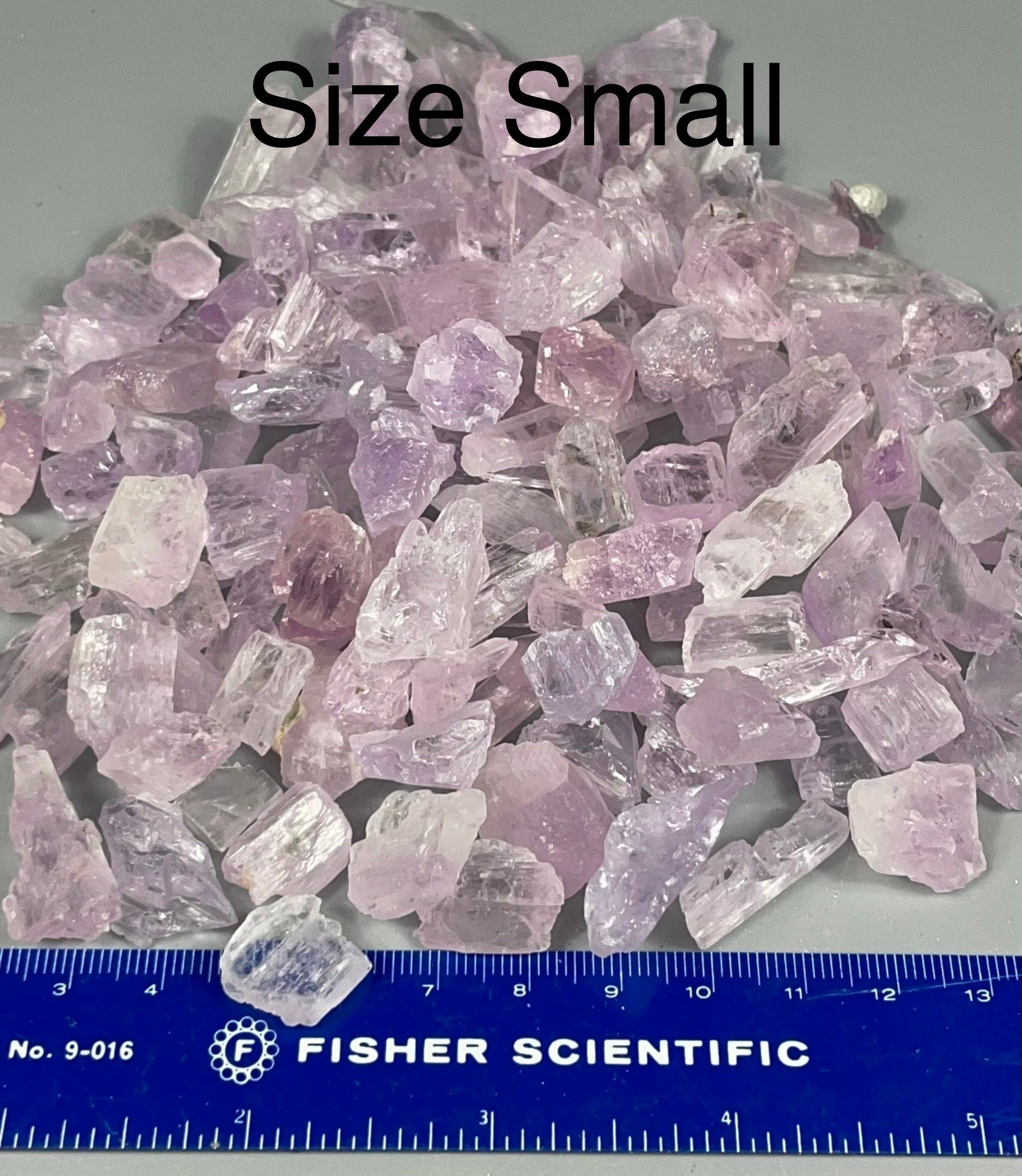 ONE (1) Pink /Lavender Spodumene var. Kunzite Crystal - 3 Sizes Available